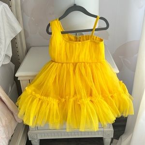 Yellow Tutu dress - size 2 years